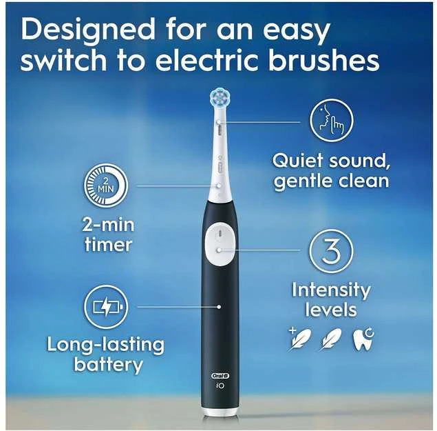 Dantų šepetėlis Oral-B iO2 sähköhammasharja + matkakotelo, vihreä