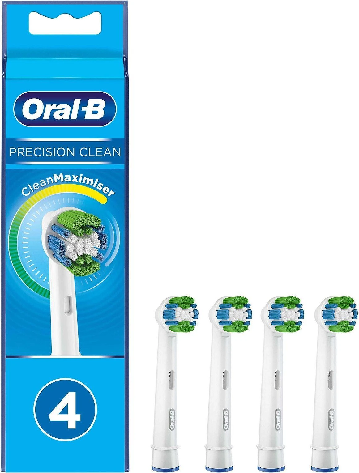 Oral-B Precision Clean antgaliai, 4 vnt pakuotė