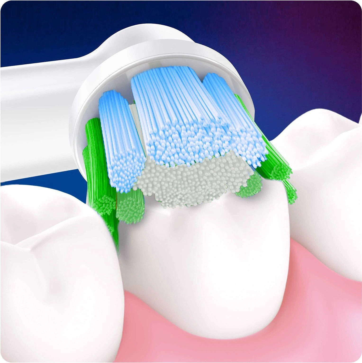 Dantų šepetėlio antgaliai Oral-B Precision clean EB20-4 4 vienetų.