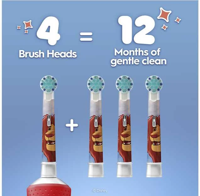 Oral B Dantų šepetėlių galvutės 3+ modeliams