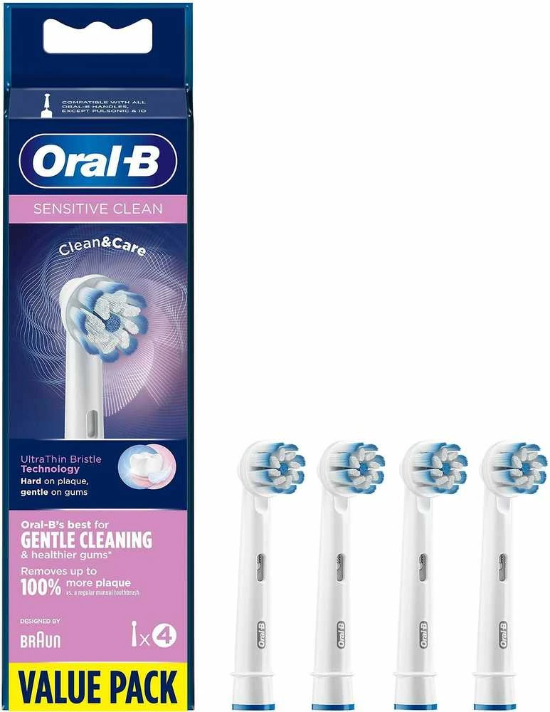 EB60-4 Braun Oral-B SENSI Labai labai plonos Elektrinio Dantų Šepetėlio Galvutės
