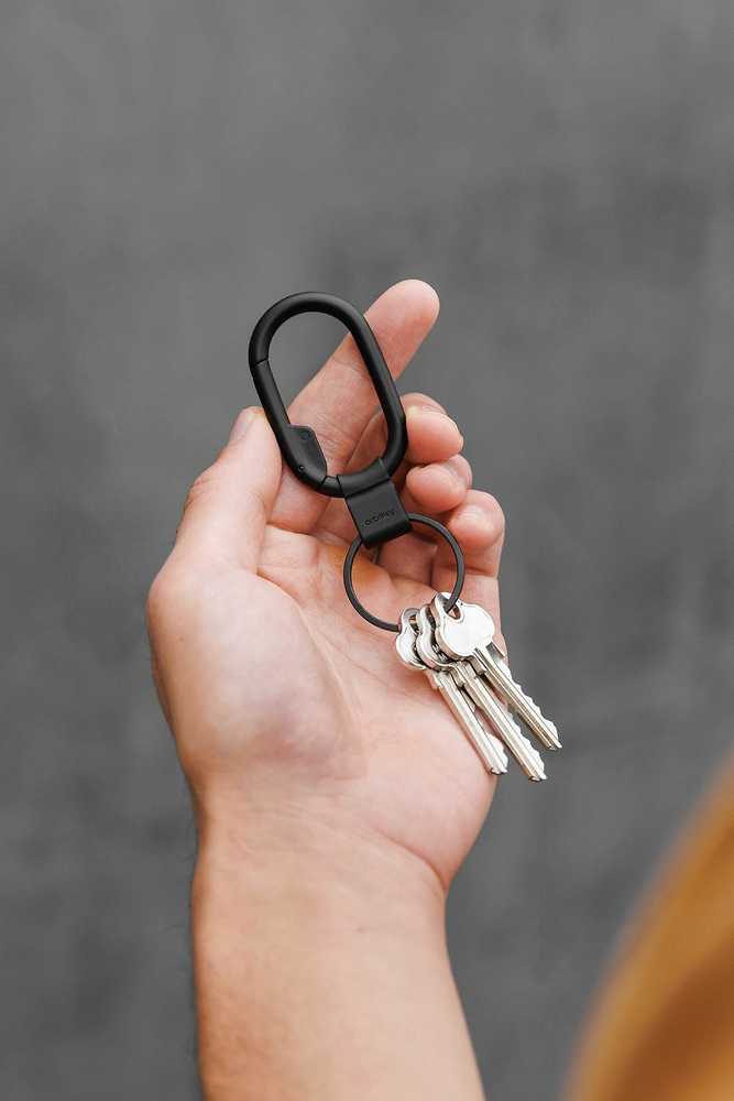 Orbitkey Clip Mini -avainlenkki, hopea