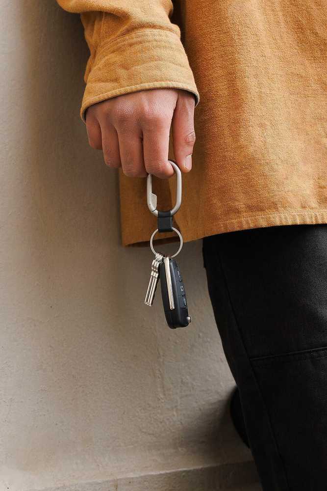 Orbitkey Clip Mini -avainlenkki, hopea