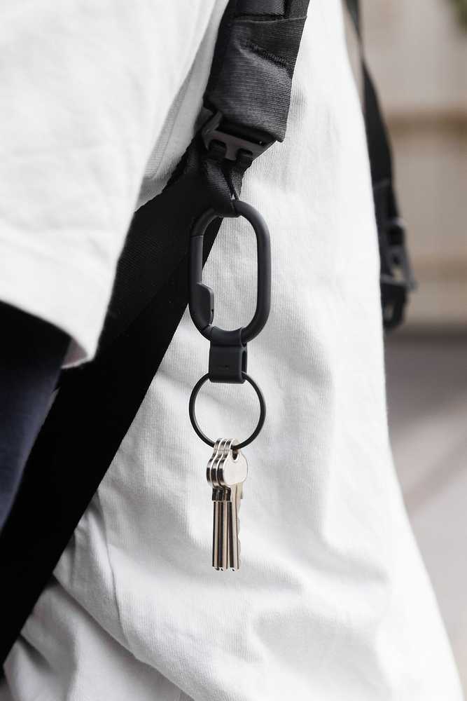 Orbitkey Clip Mini -avainlenkki, hopea