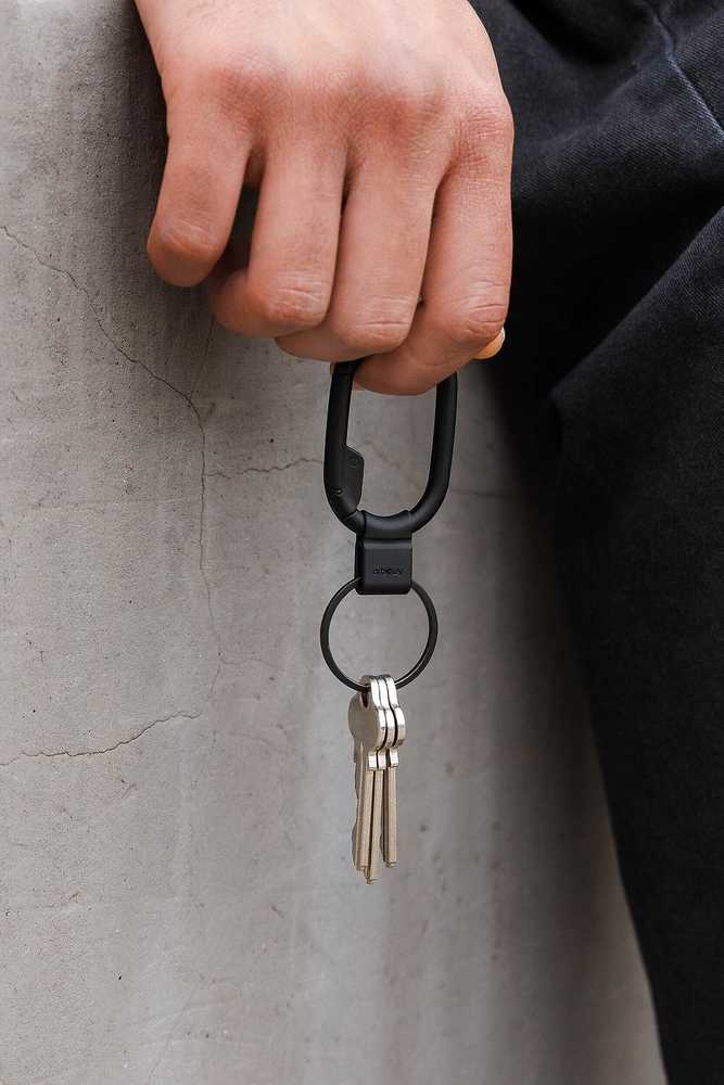 Orbitkey Clip Mini -avainlenkki, hopea