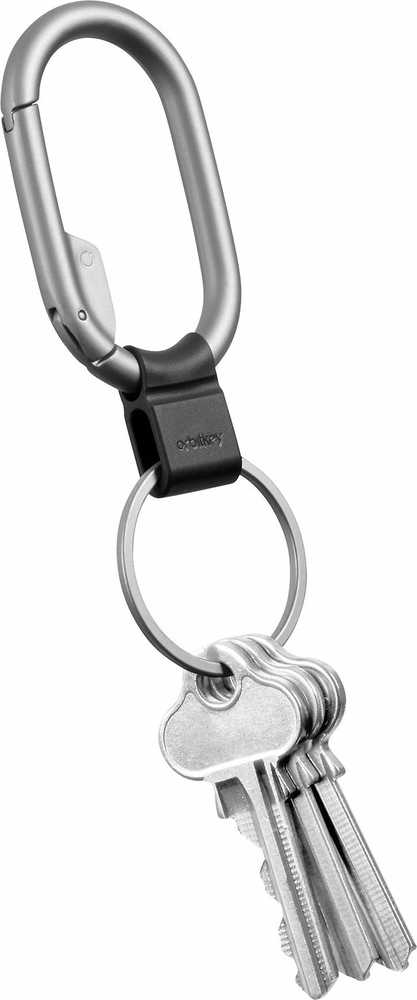 Orbitkey Clip Mini -avainlenkki, hopea
