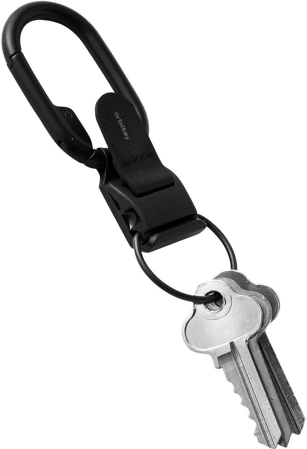 Orbitkey Clip v2 raktų pakabukas, juodas