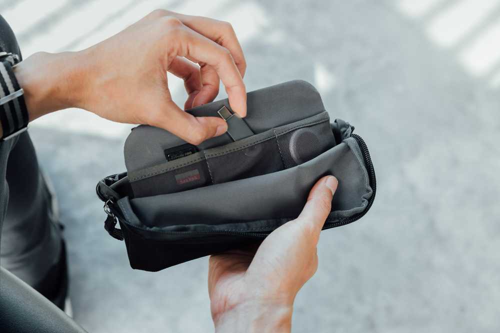 Orbitkey, dėklas, biuro organizatorius Desk Pouch juodas, juodas