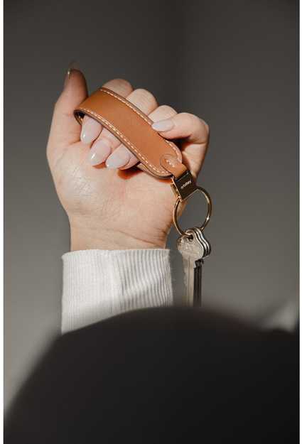 Skórzane etui organizer na klucze Orbitkey 2.0 Leather - juodas/juodas-universalus