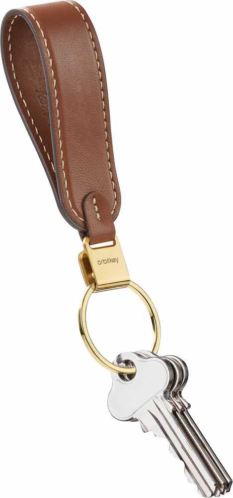 Skórzane etui organizer na klucze Orbitkey 2.0 Leather - juodas/juodas-universalus