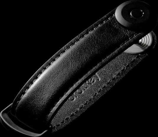 Orbitkey odinis raktų laikiklis, juodas