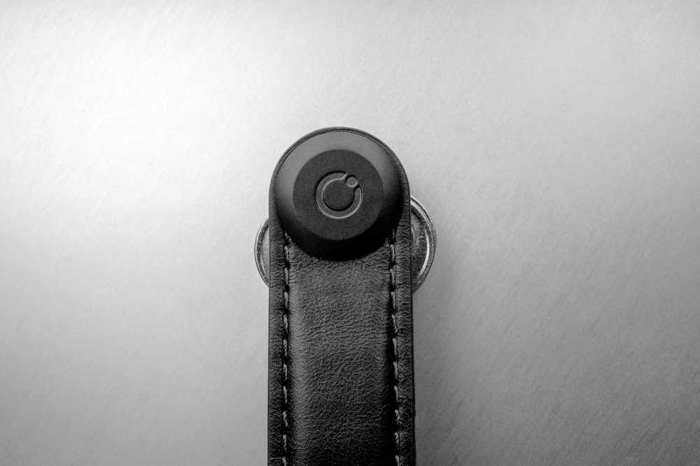 Orbitkey odinis raktų laikiklis, juodas