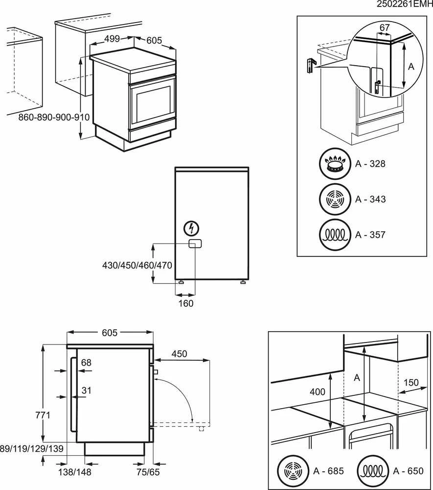 Viryklė Electrolux LKI561401X induktioliesi, teräs