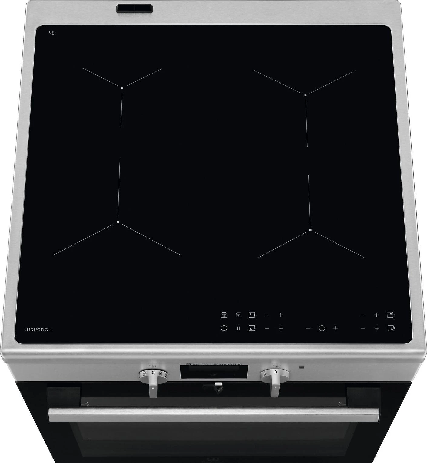 Viryklė Electrolux LKI66440NX induktioliesi, teräs