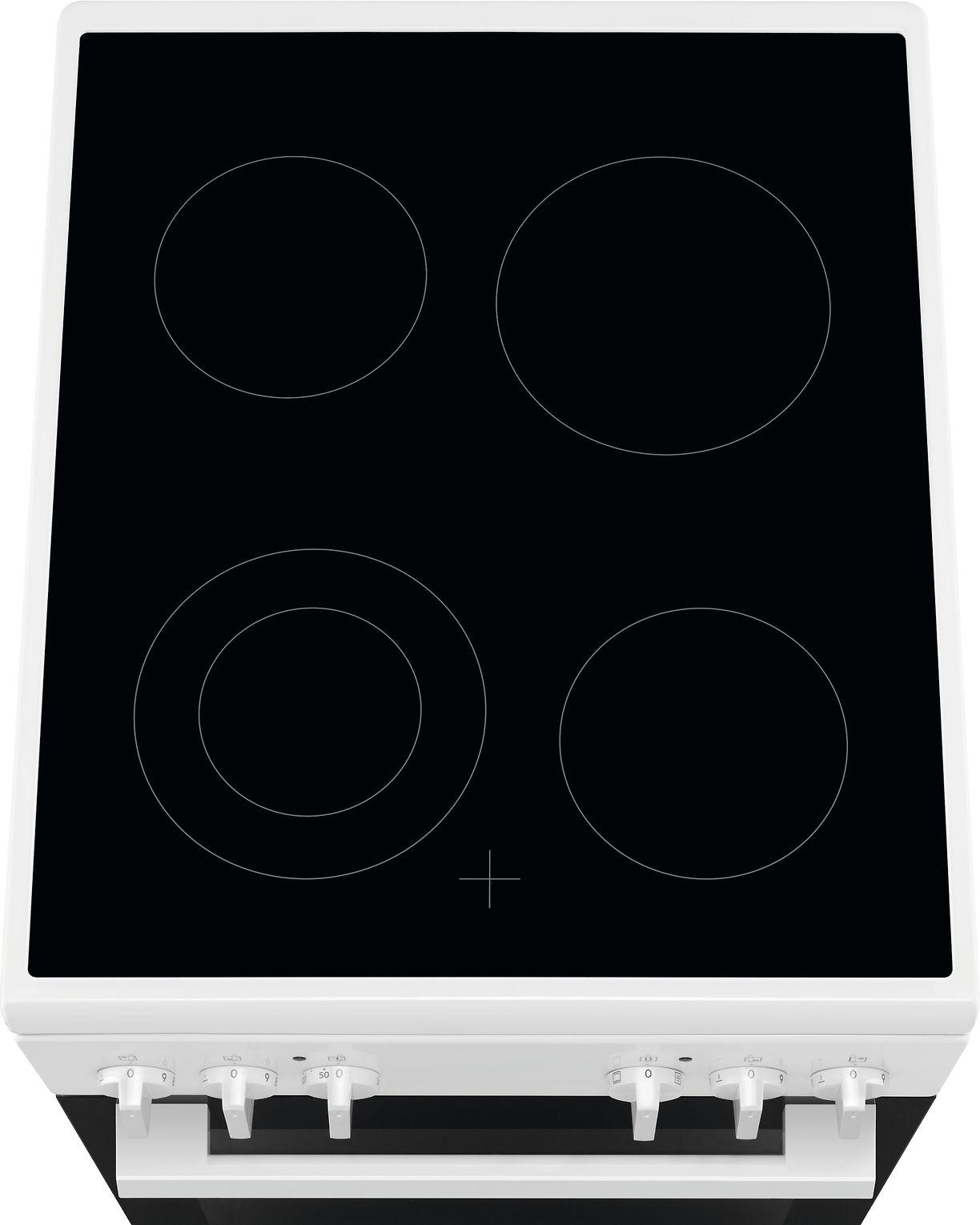 Viryklė Electrolux LKR500003W keraaminen liesi, valkoinen
