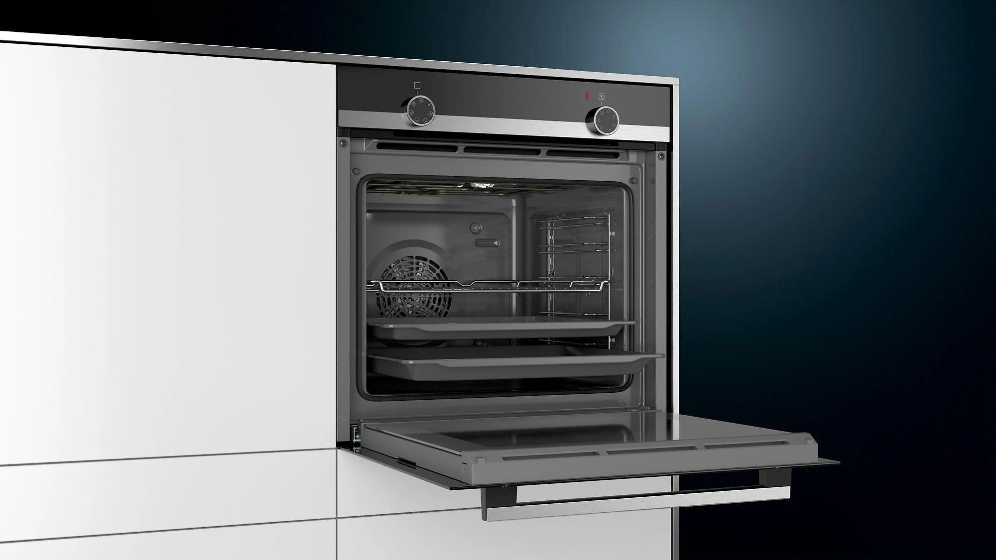 Siemens HB510ABR0S iQ100 erillisuuni, teräs