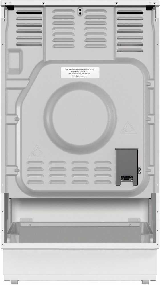 Orkaitė Upo UEC5A20W keraaminen liesi, valkoinen