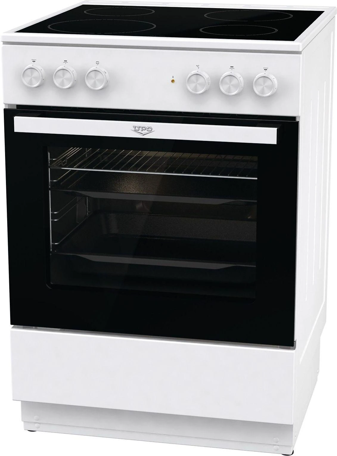 Orkaitė Upo UEC6A20W keraaminen liesi, valkoinen
