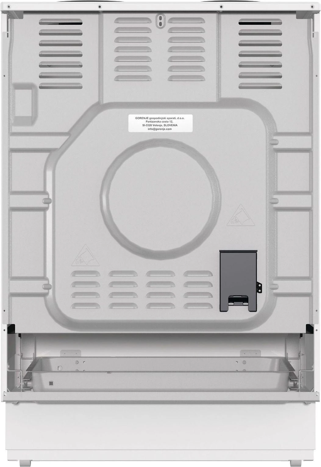 Orkaitė Upo UEC6A20W keraaminen liesi, valkoinen