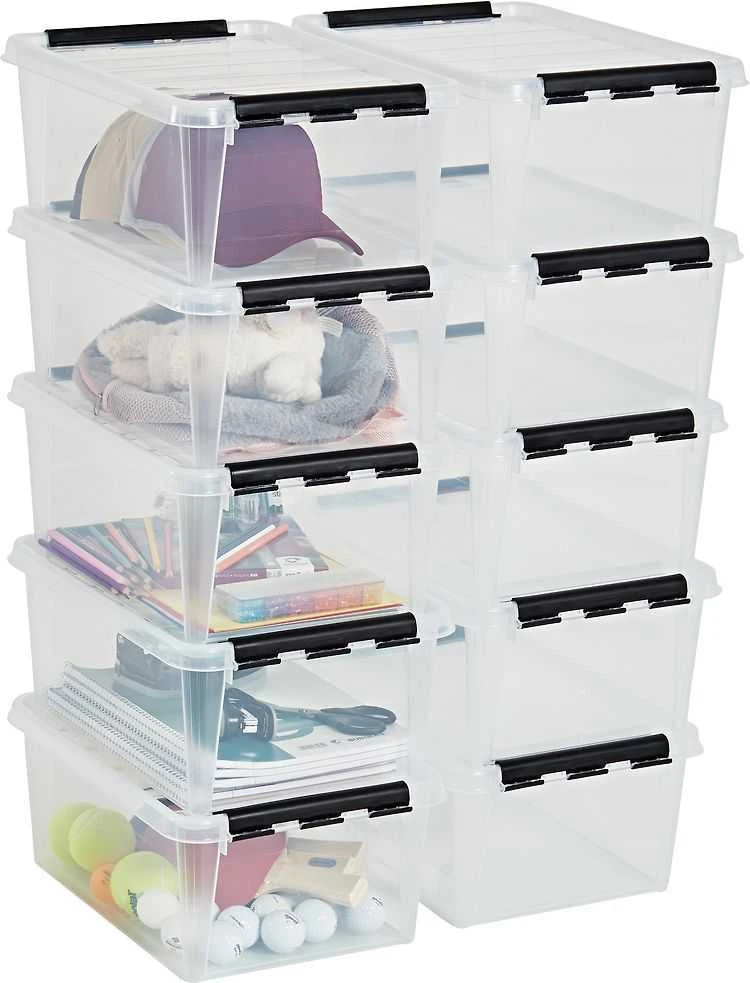 Orthex SmartStore Classic 14 L -säilytyslaatikko kannella, 10 kpl pakkaus