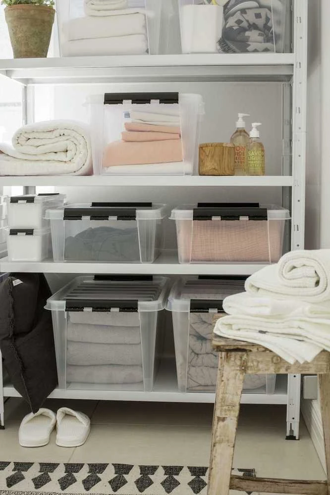 Orthex SmartStore Classic 31 L -säilytyslaatikko kannella, 6 kpl pakkaus