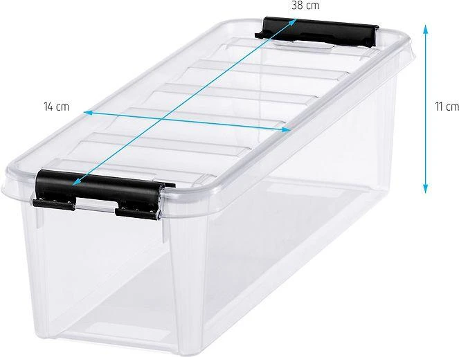 Orthex SmartStore Classic 4 laikymo dėžutė su dangteliu + 4 įdėklai
