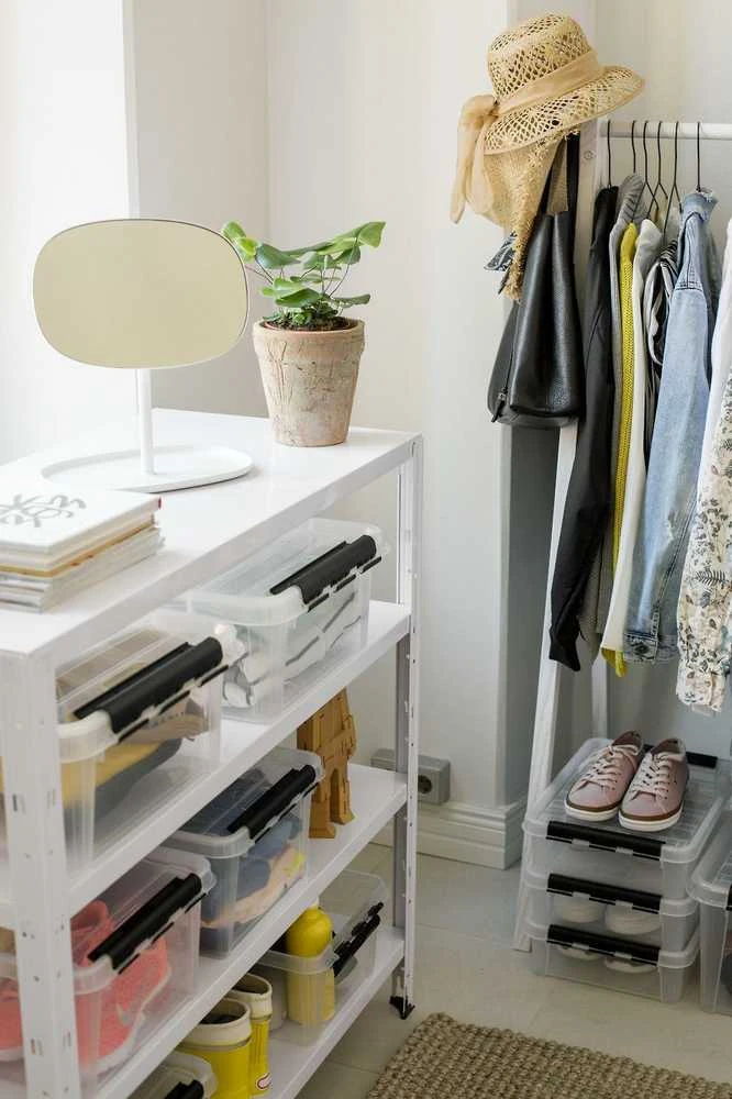 Orthex SmartStore Classic 4 L -säilytyslaatikko kannella, 8 kpl pakkaus