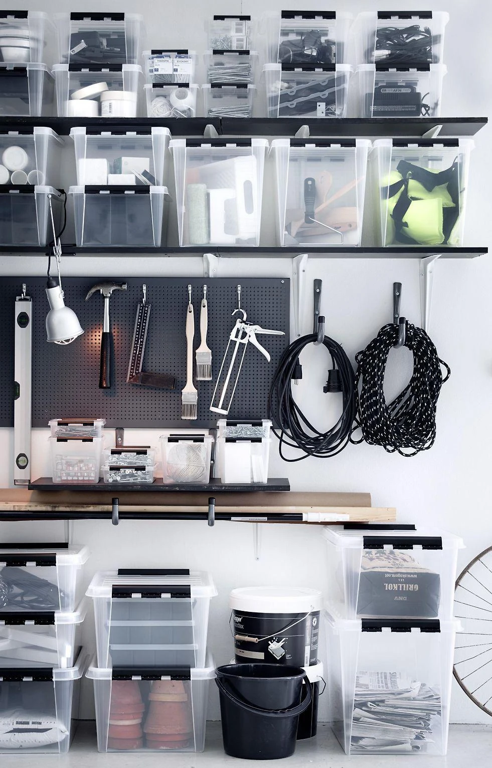 Orthex SmartStore Classic 52 L -säilytyslaatikko kannella, 3 kpl pakkaus