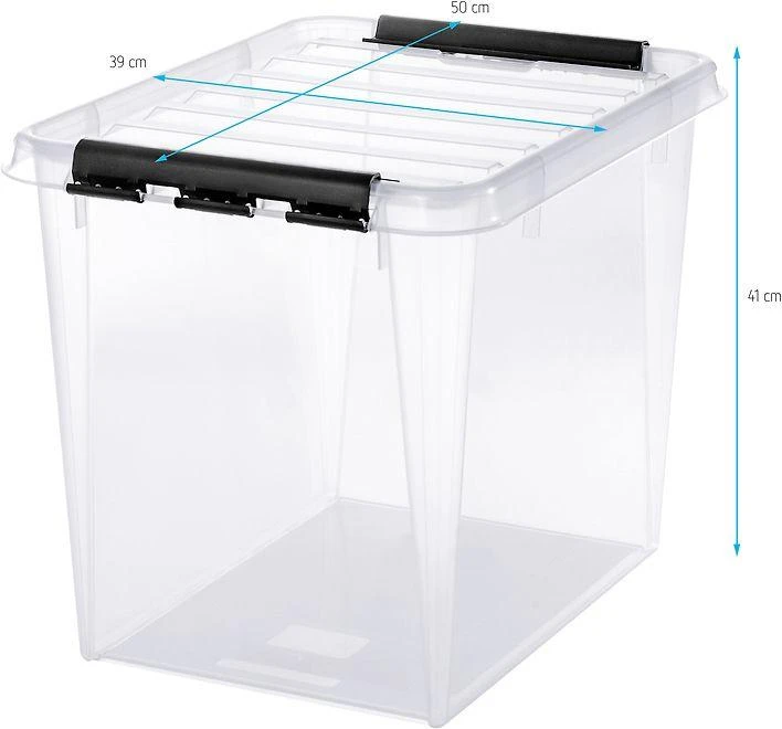Orthex SmartStore Classic 52 L -säilytyslaatikko kannella, 3 kpl pakkaus