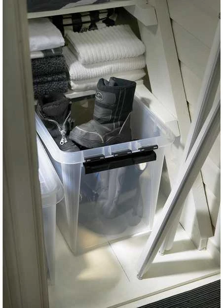 Orthex SmartStore Classic 52 L -säilytyslaatikko kannella, 3 kpl pakkaus