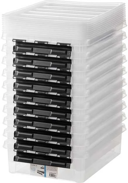 Orthex SmartStore Classic 7,5 L -säilytyslaatikko kannella, 10 kpl pakkaus