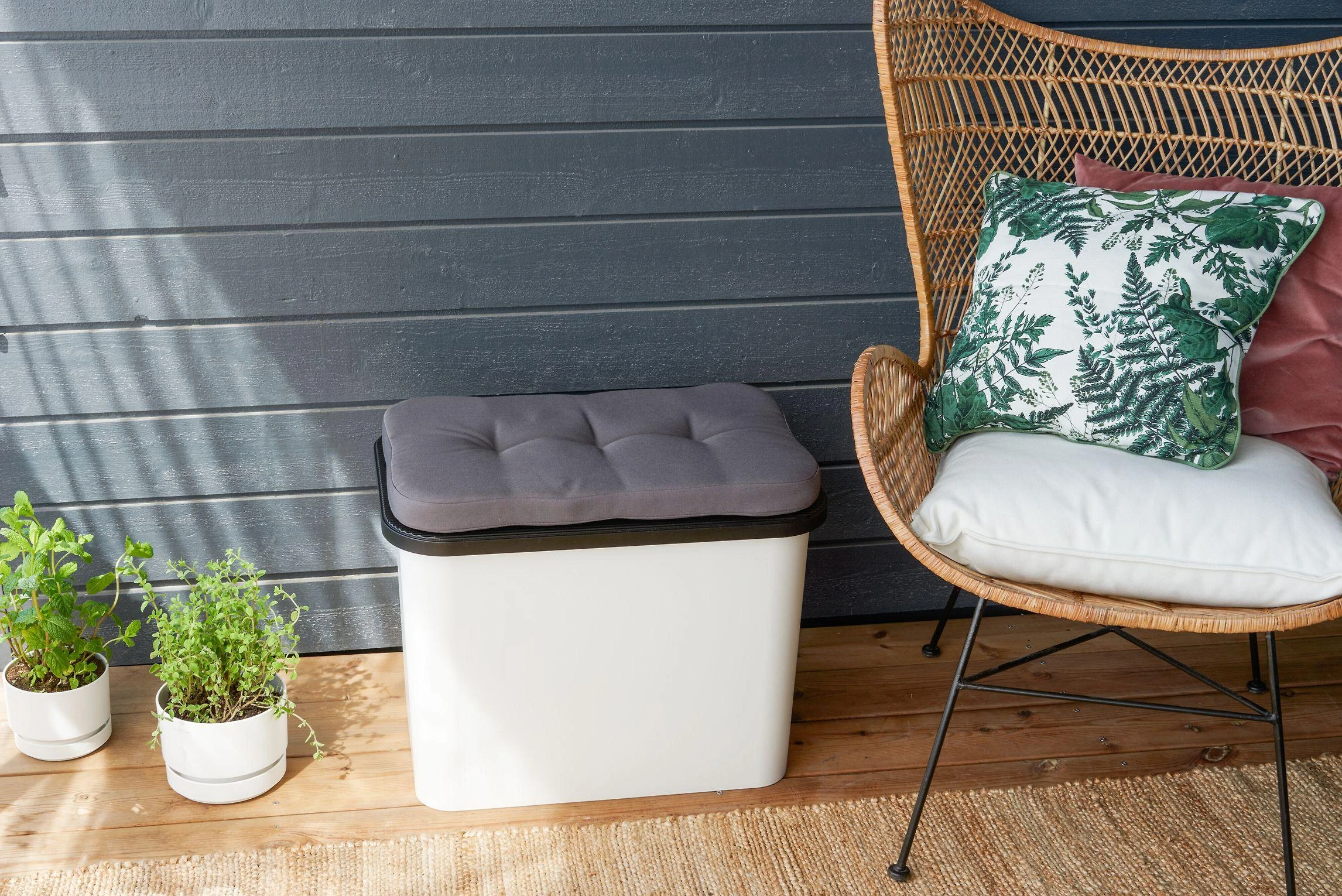 Orthex SmartStore Collect 76 pagalvėlė, juoda