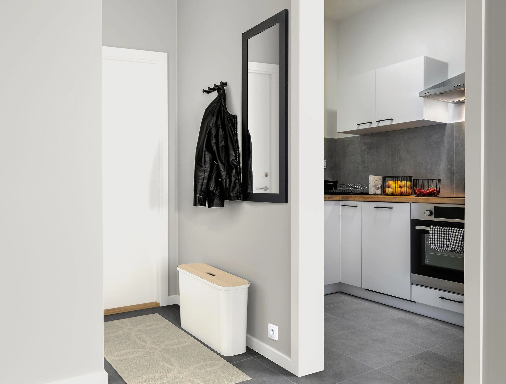 Orthex SmartStore Collect Slim 46 L lajittelusetti, valkoinen