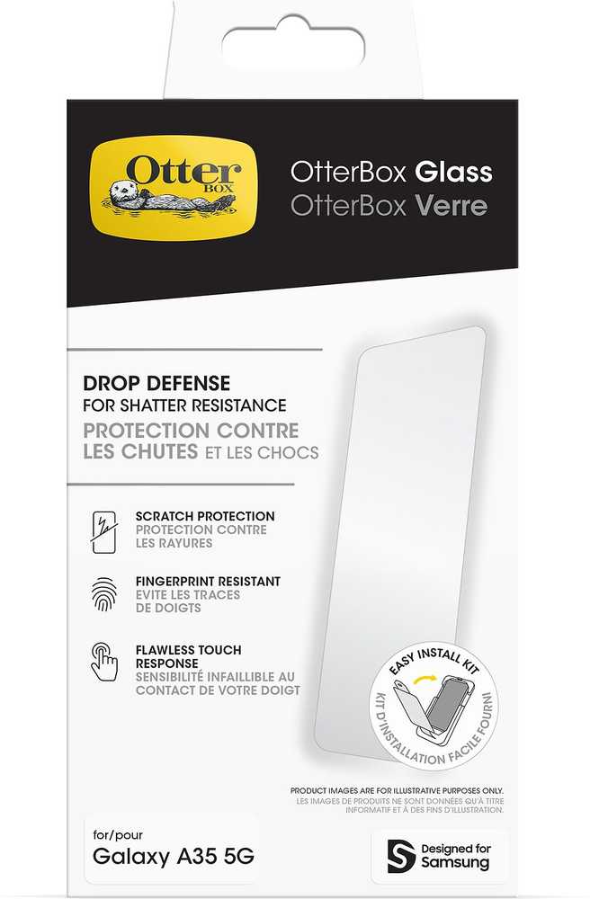 OTTERBOX GLASS NOMINEE (SAMSUNG A35 5G) - CLEAR