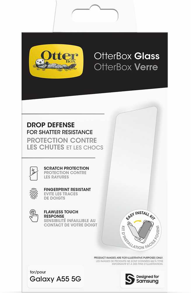 OTTERBOX GLASS MONUMENTS (SAMSUNG A55 5G) - CLEAR