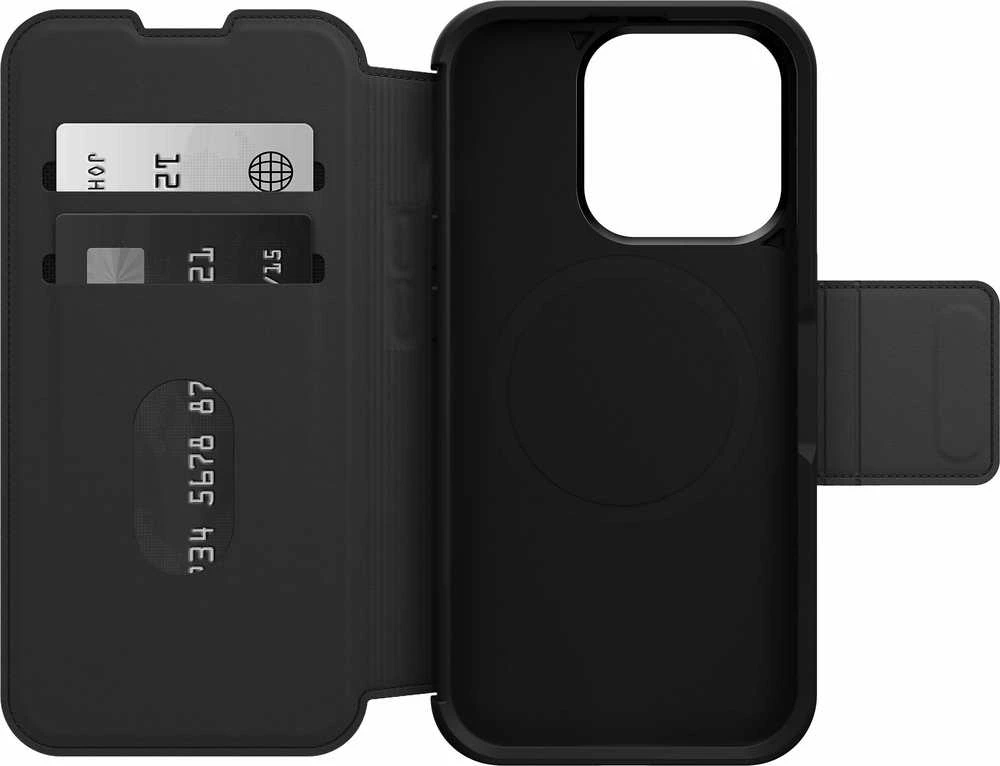 Dėklas OTTERBOX STRADA MAGSAFE IPHONE 15 PRO SHADOW Juodas
