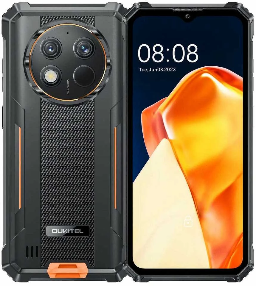 Oukitel G1 6/256GB 10600mAh Dual SIM Oranžinė