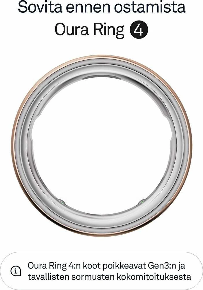 Išmanusis žiedas Oura Ring 4 | 5 dydžio, rožinio aukso spalvos