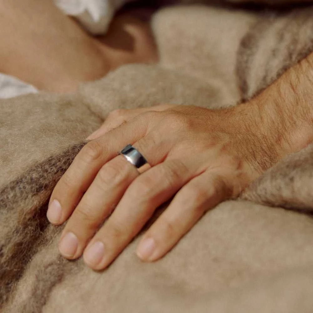 Oura Ring 4 älysormus, Sidabrinis, koko 9