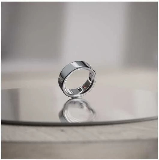 Oura Ring 4 älysormus, Sidabrinis, koko 9