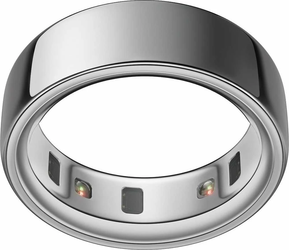 Išmanusis žiedas Oura Ring 4 | 8 dydžio, sidabro spalvos
