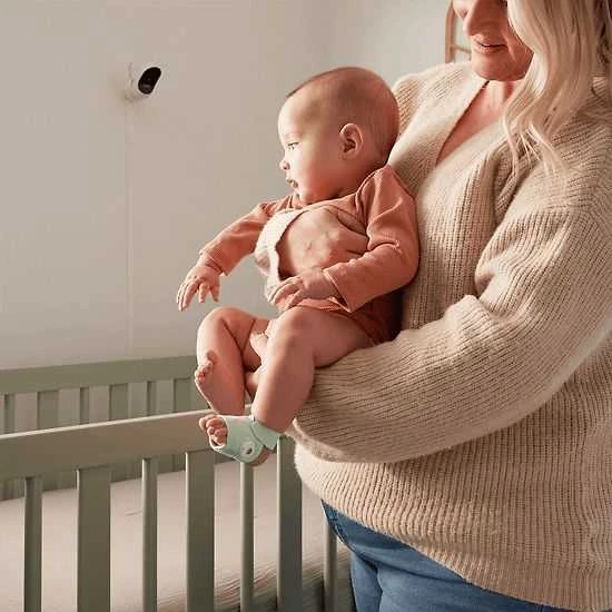 Išmani kūdikio kojinė „Owlet Dream Sock“, mėlynos spalvos + Owlet Cam 2 mobili auklė
