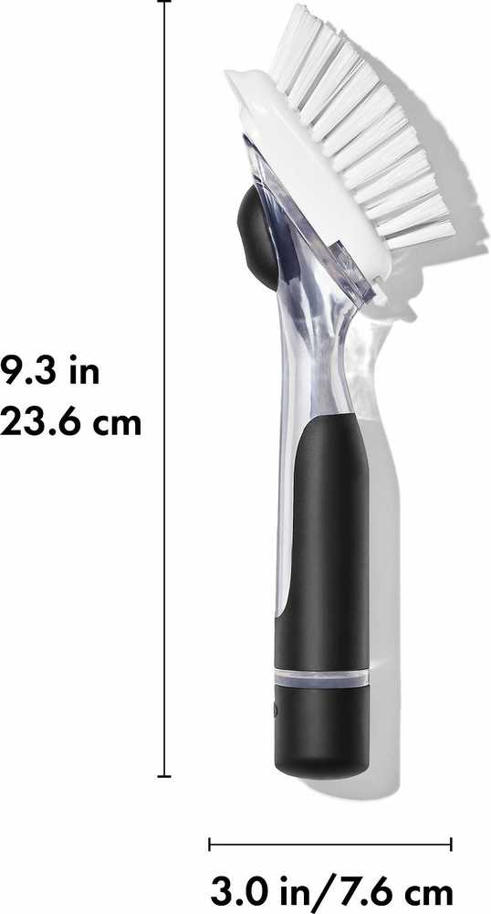 Oxo Good Grips indų šepetys su dozatoriumi