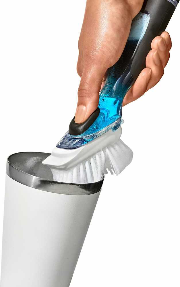 Oxo Good Grips indų šepetys su dozatoriumi