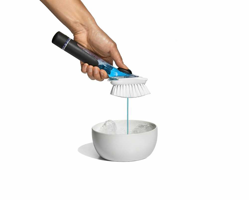Oxo Good Grips indų šepetys su dozatoriumi