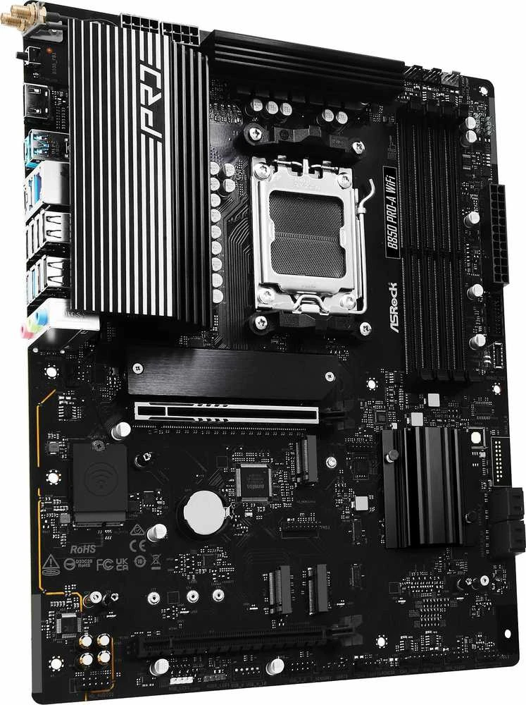 Pagrindinė plokštė Asrock B850 Pro-A WiFi AMD B850 Socket AM5 ATX