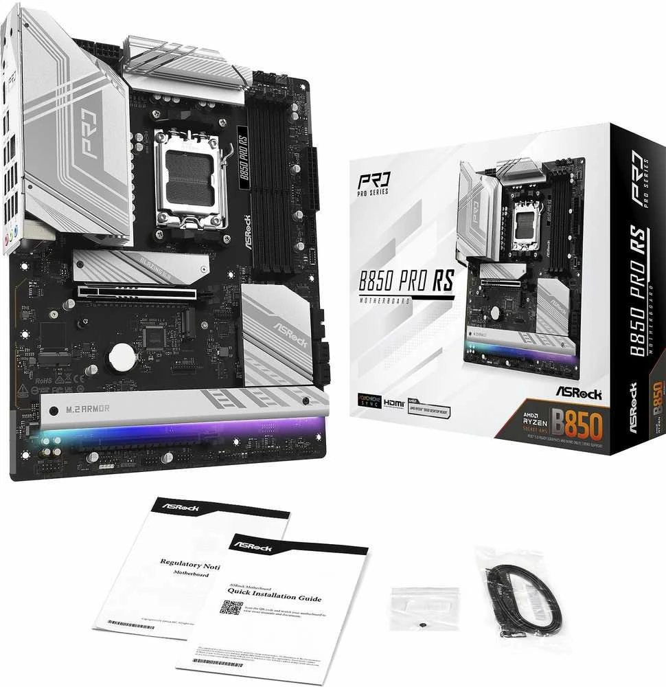 Asrock B850 Pro RS AMD B850 Lizdas AM5 ATX