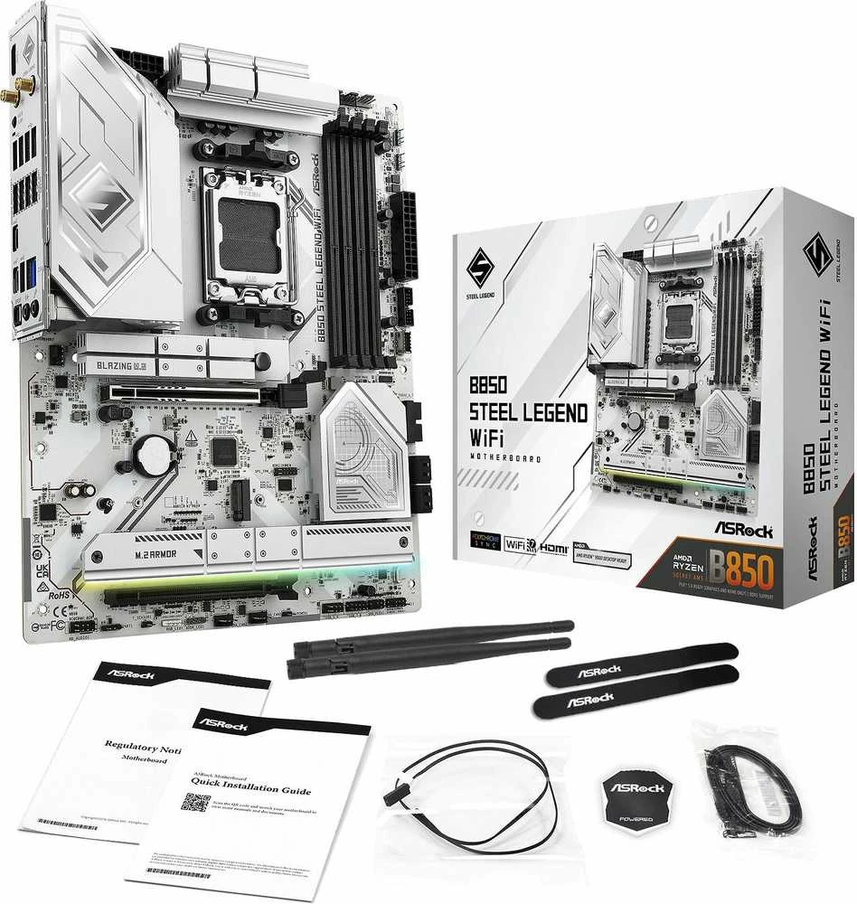 Asrock B850 Steel Legend WiFi AMD B850 Socket AM5 ATX