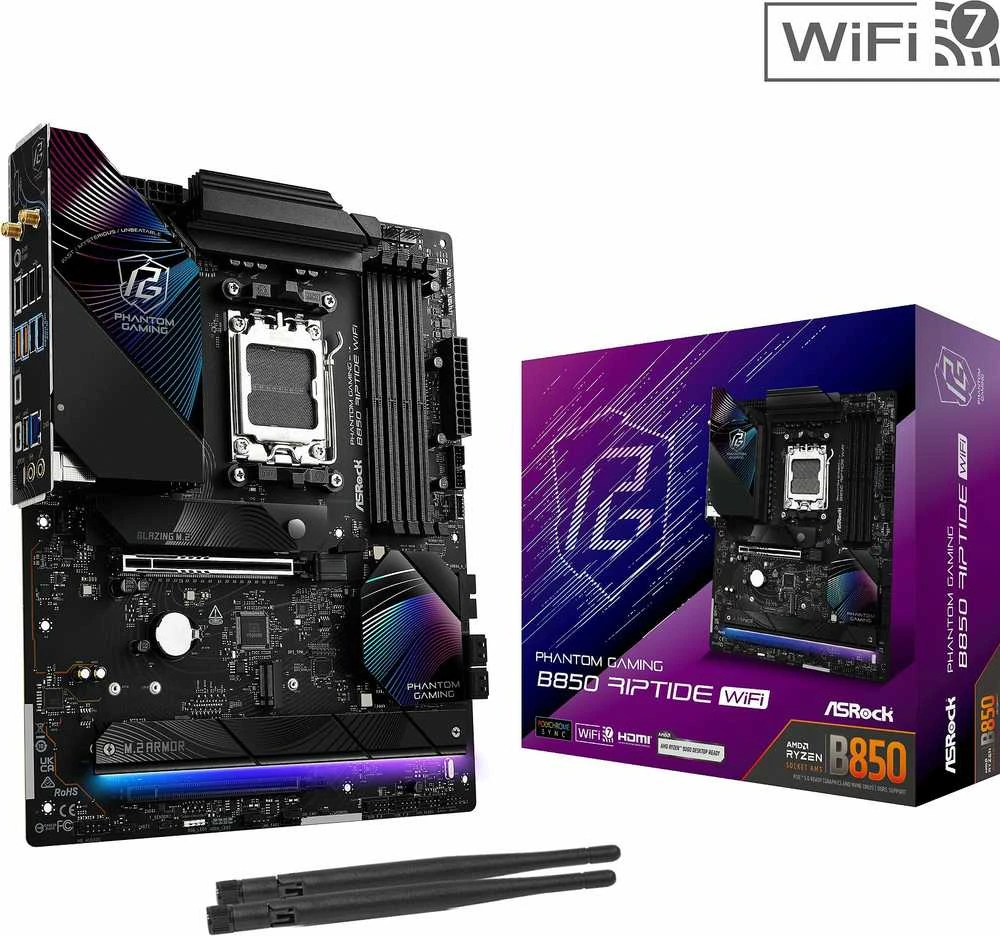 Pagrindinė plokštė ASRock B850 Riptide WiFi