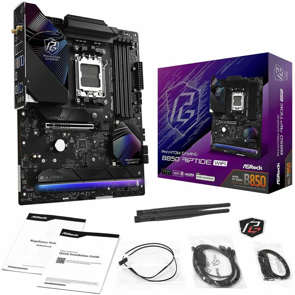 Pagrindinė plokštė ASRock B850 Riptide WiFi